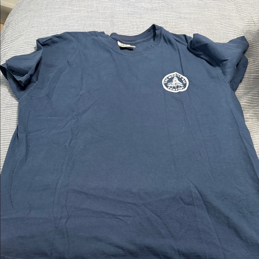 Comfort Colors Navy Blue Tee with Graphic